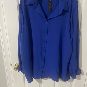 3x nwt royal blue top